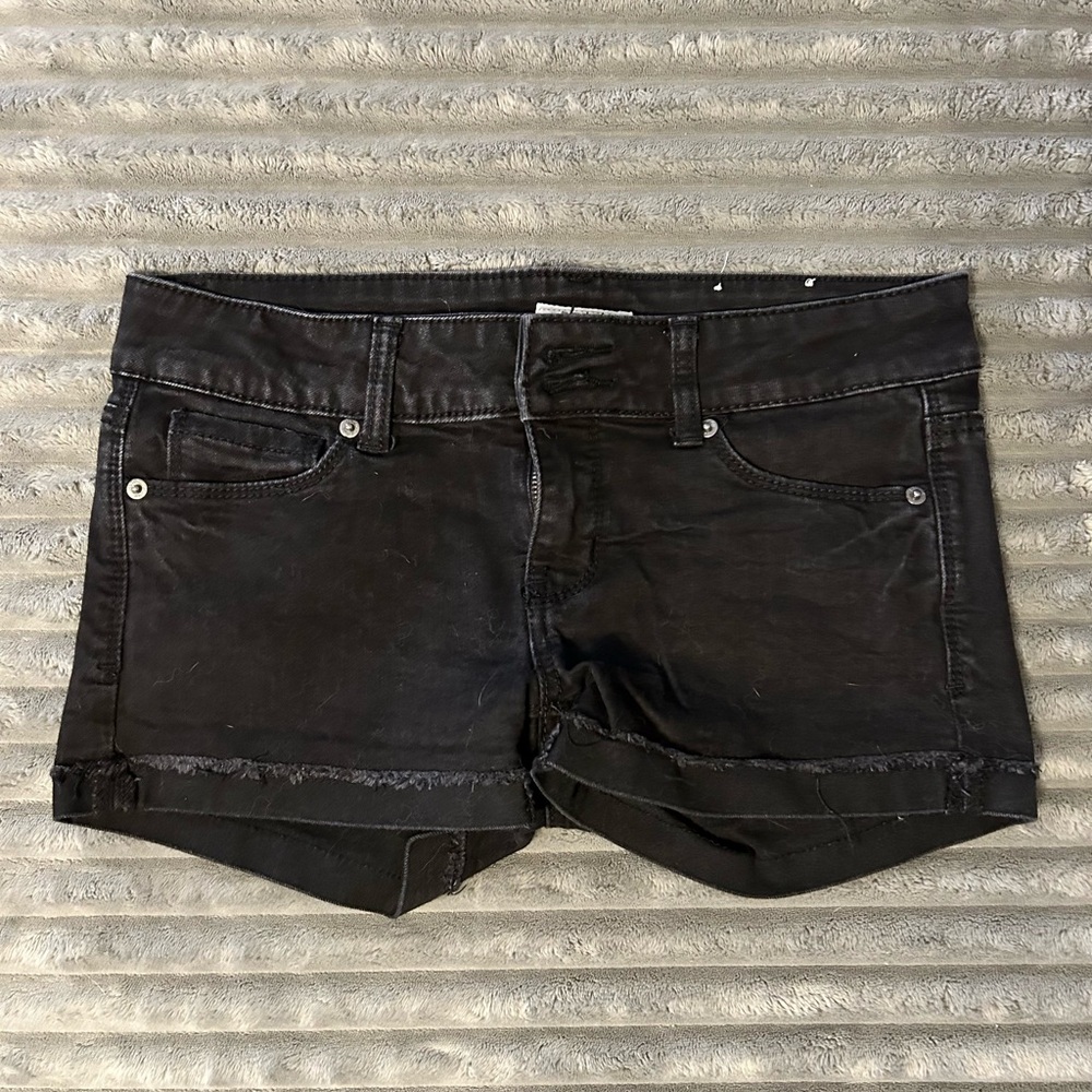 ⚠️ PRICE FIRM ⚠️Women's Black Denim Shorts